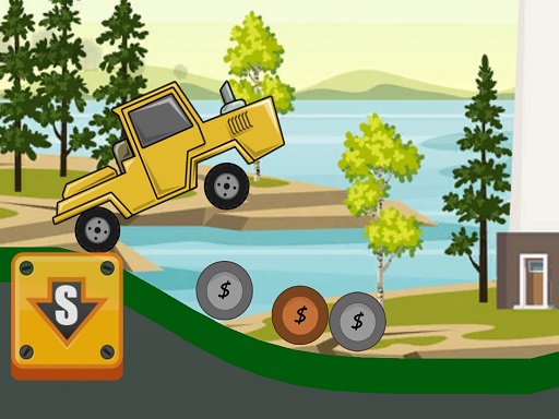 Hill Climb Tractor 2D online game
