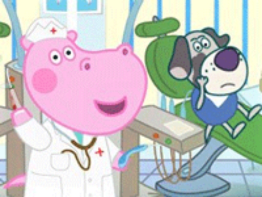 Hippo Dentist - Animal Dental Clinic online game