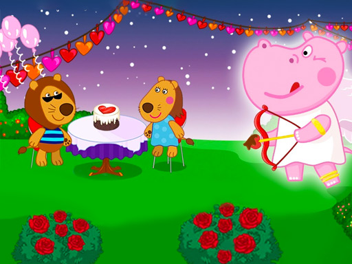 Hippo Valentine Cafe online game