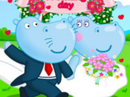 Hippo Wedding Party online game