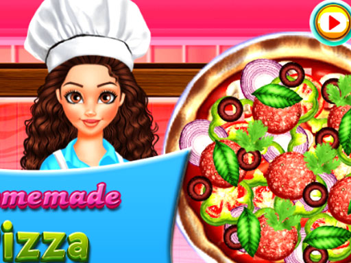 HOMEMADE PIZZA COOKING online Girls game
