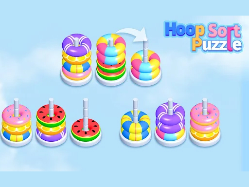 Hoop Stack Sort Puzzle 3D Game online game