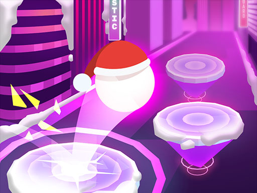 Hop Ball 3D: Dancing Ball on Marshmello Tiles Road online game