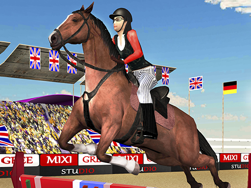 Horse Jumping Show 3D online 3D game