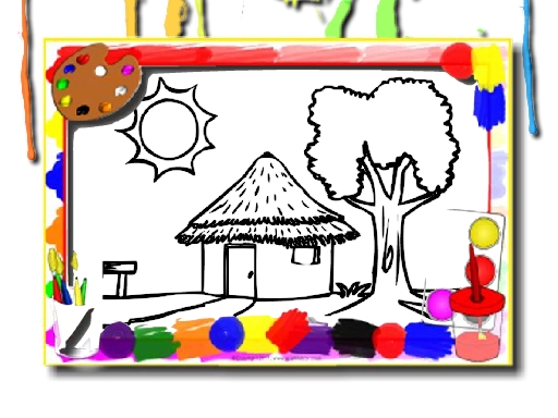 House Coloring Book online game