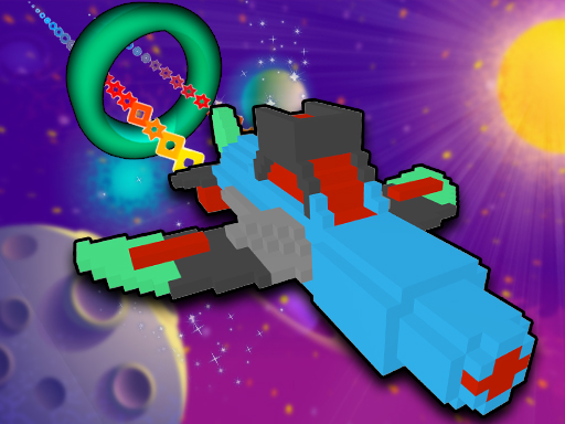 Hovering Spaceship online Hypercasual game