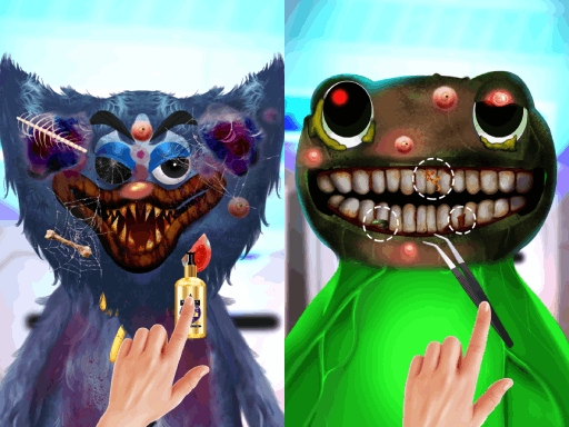 Huggy ASMR Monster Makeover online Puzzle game