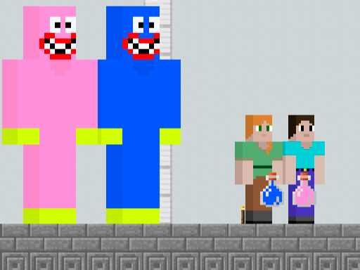 Huggy Kissy vs Steve Alex online game