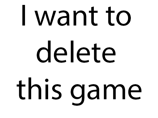 I want to delete this game online Action game