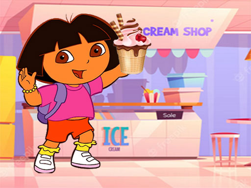 Ice Cream Maker With Dora online Girls game