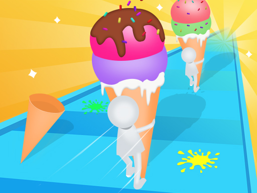 Ice Cream Stack Runner online Hypercasual game
