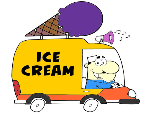 Ice Cream Trucks Coloring online game
