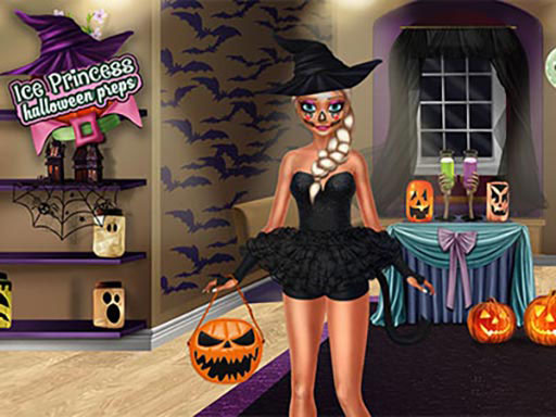 ICE QUEEN HALLOWEEN PARTY online Girls game