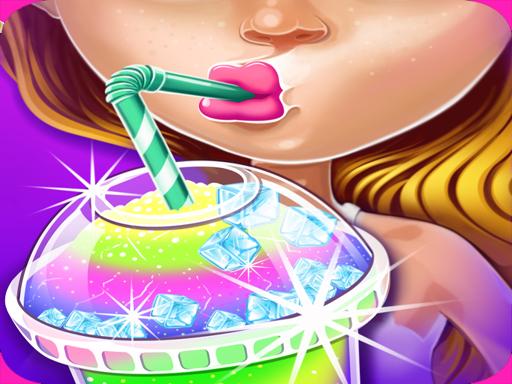 Ice Slushy Maker Rainbow Desserts game online online game