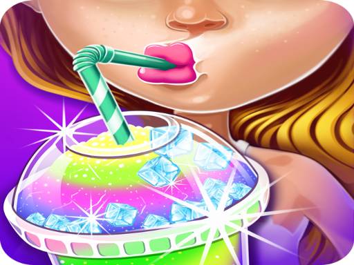 Ice Slushy Maker Rainbow Desserts Game online game