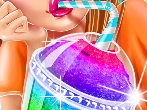 Ice Slushy Maker Rainbow Desserts online game