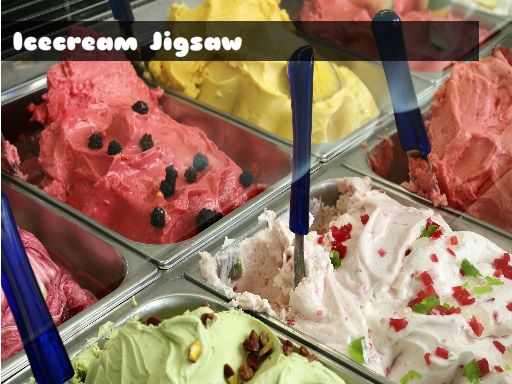 Icecream Jigsaw online game