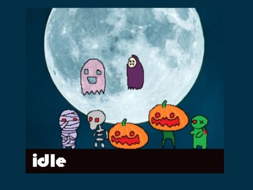 Idle Helloween HD online Hypercasual game
