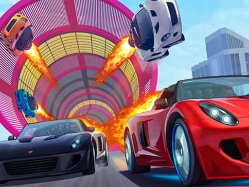 Imposible Car Stunt Guy online Racing game