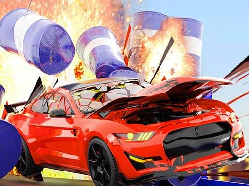 Impossible Car Stunt Races: Mega Ramps online game