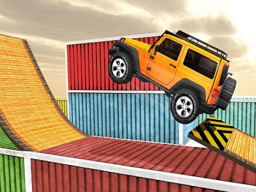 Impossible Tracks Jeep Stunt Driving Game online game