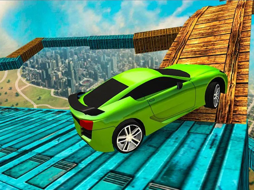 Impossibles Car stunt online Arcade game
