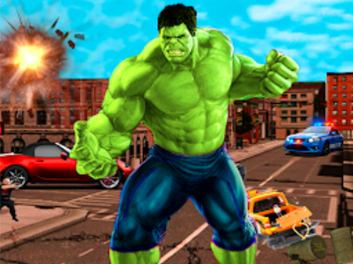 Incredible City Monster Hunk Hero Survival online game