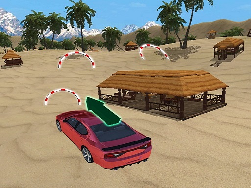 Incredible Water Surfing Car Stunt Game online Racing game
