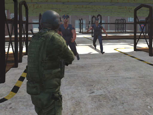 Infiltration of the Police Base online game