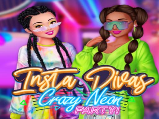 Insta Divas Crazy Neon Party online game