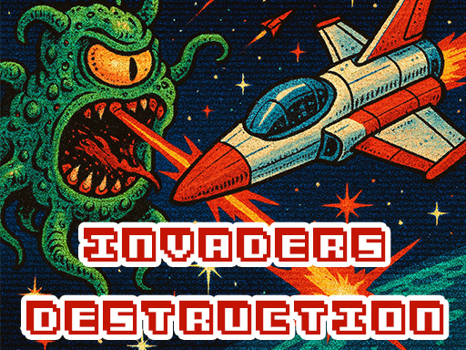 Invaders Destruction online Shooting game