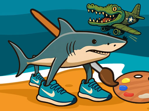 Italian Brainrot Coloring Pages online Puzzle game