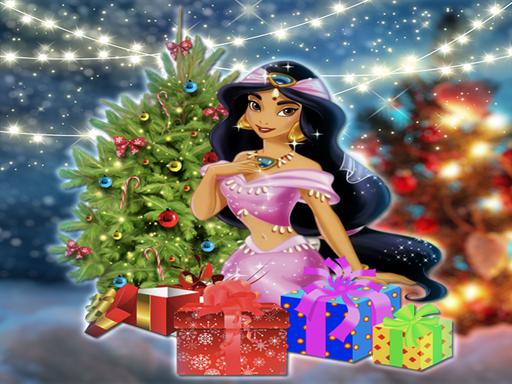 Jasmine | Aladdin Christmas Sweater Design online Girls game