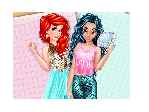 JASMINE AND ARIEL WARDROBE SWAP online game