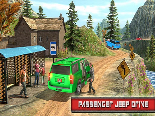 Jeep Passeger Offroad Mountain Simulation Game online game
