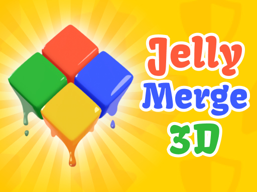 Jelly merge 3D online Puzzle game