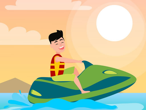 Jet Ski Fun Hidden online Puzzle game