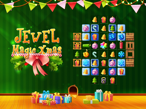 Jewel Magic Xmas online Puzzle game