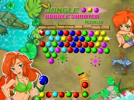 Jungle Bubble Shooter Mania online game