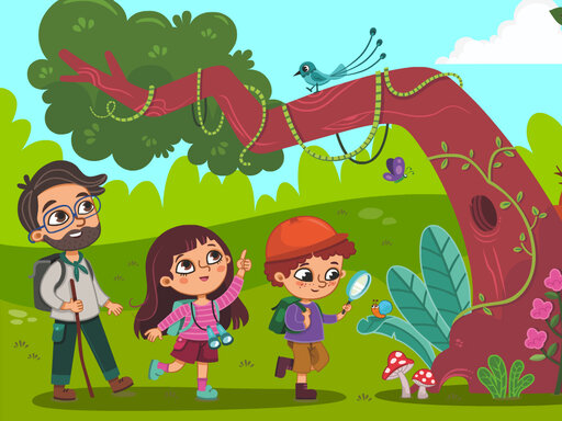 Jungle Hidden Objects online Puzzle game