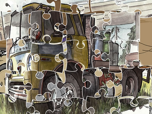 Junk Trucks Jigsaw online game