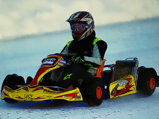 Kart Racing Jigsaw online Puzzle game