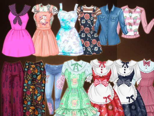 Kawaii High School Fashion Game for Girl online game