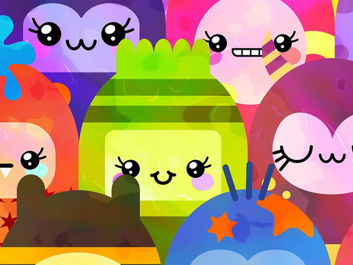Kawaii Monsters Jigsaw online game