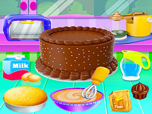 Kid Cakes Maker Cooking Bakery online game
