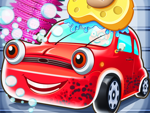  Kid car wash garage online game