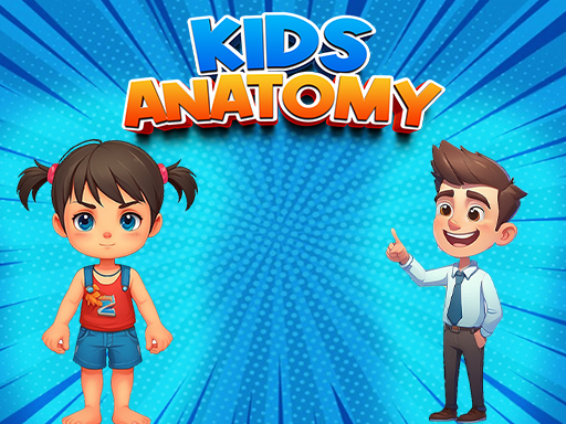 Kids Anatomy online Puzzle game