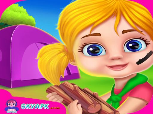 Kids camping : Camping Adventure Game online Girls game
