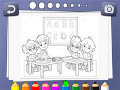 Kids Coloring Book online game