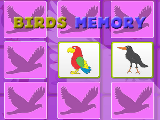 Kids Memory Game - Birds online game